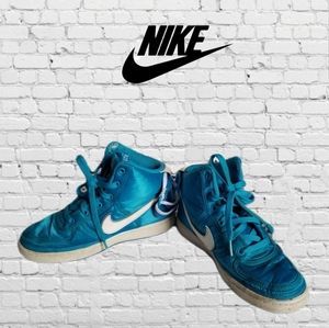 Nike Vandal High Supreme(GS) Shoes Sz(4Y) Blue-Orbit/White